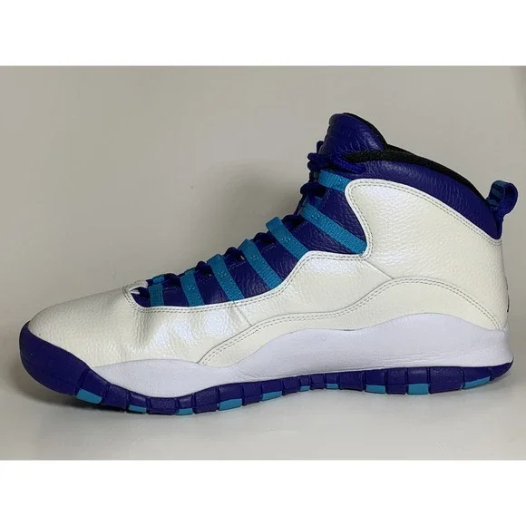 Nike Air Jordan 10 Retro Charlotte Hornets 2016 310805-107 Size 12
